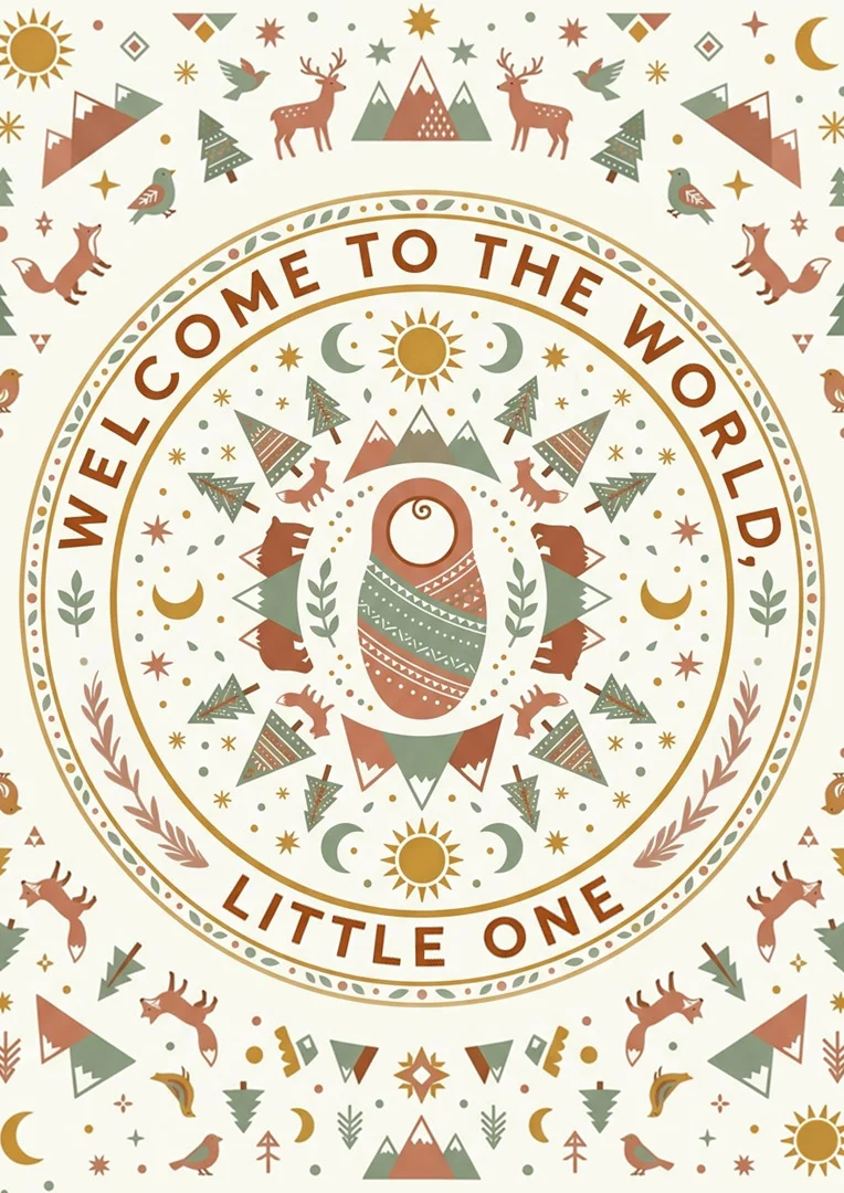 Everything The Light Touches Maternity Card