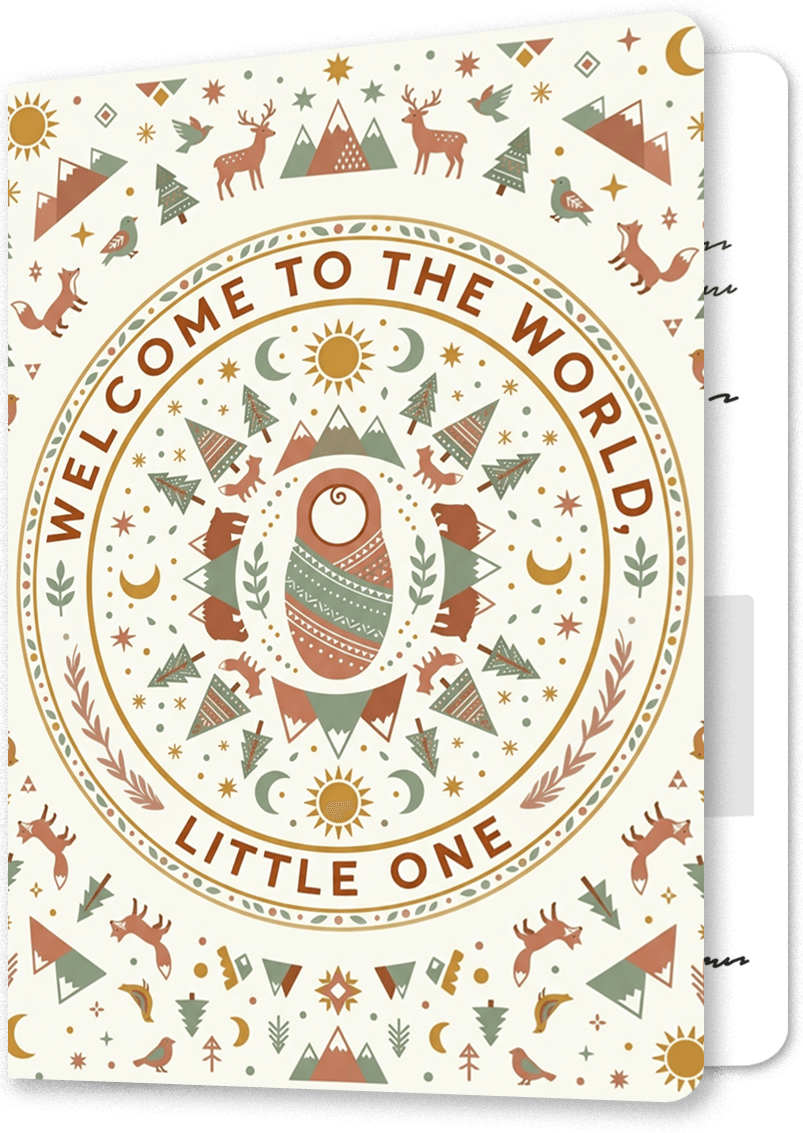 Everything The Light Touches Maternity Card