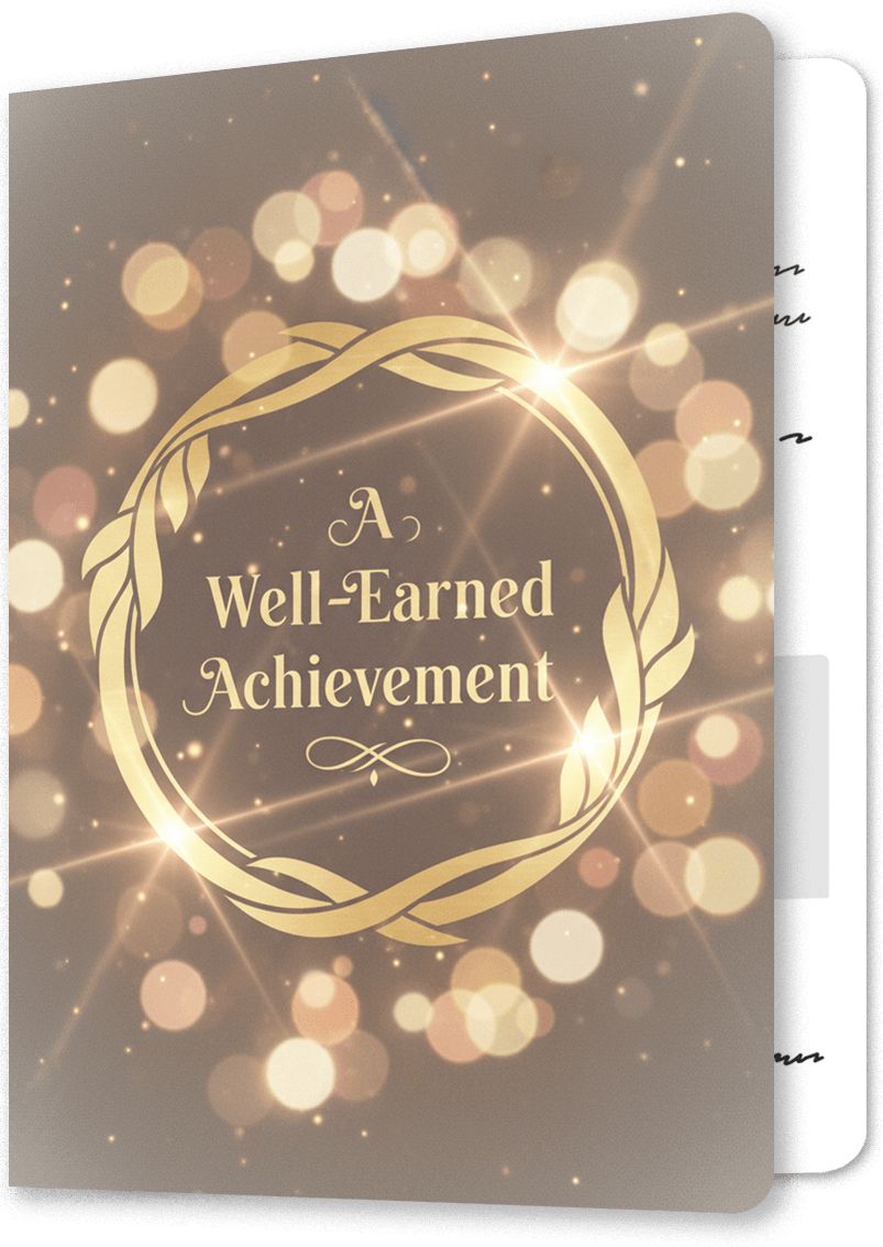 Lifetime Achievement Award Retirement Card