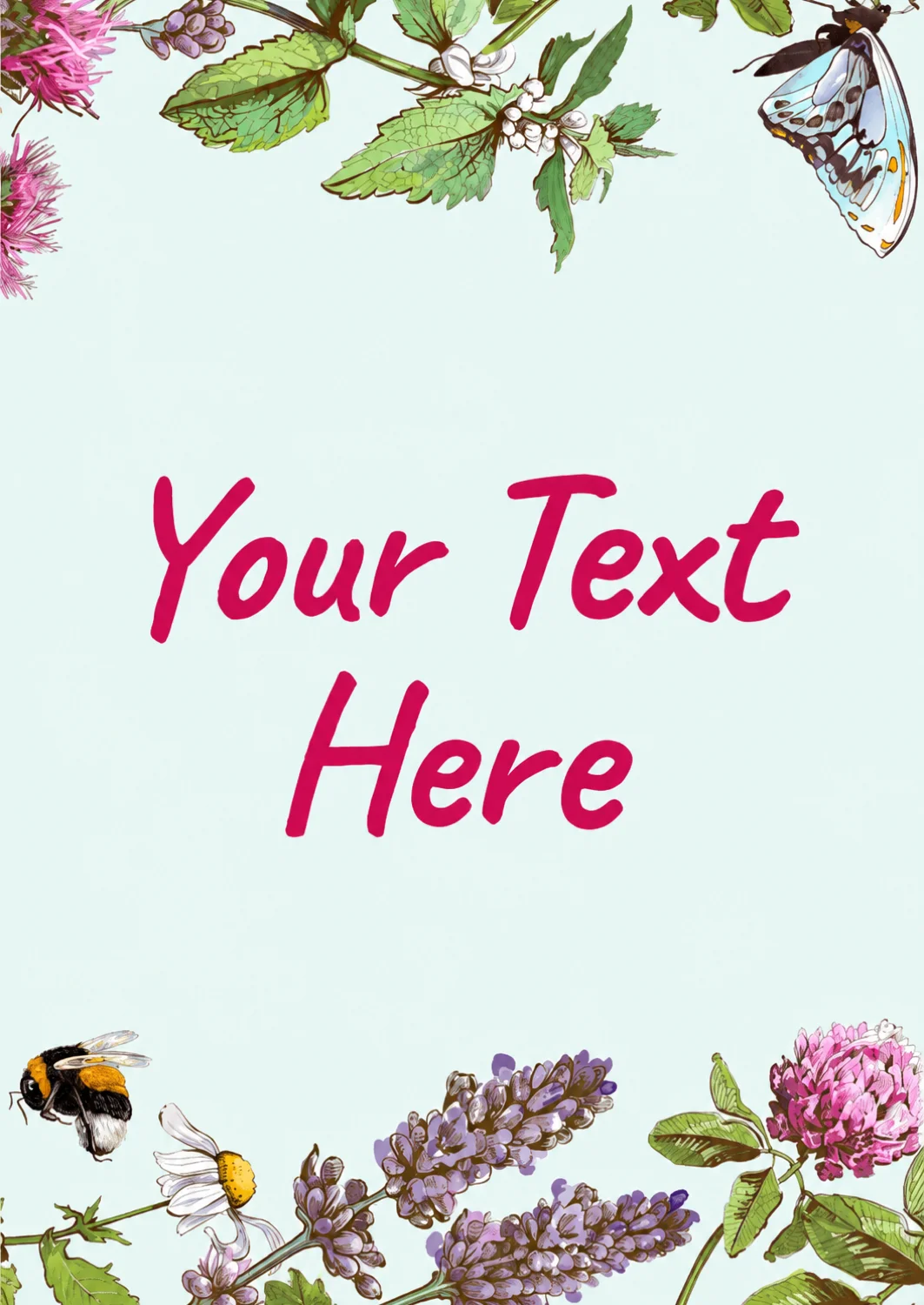 Sunshine & Blooms Good Luck Card