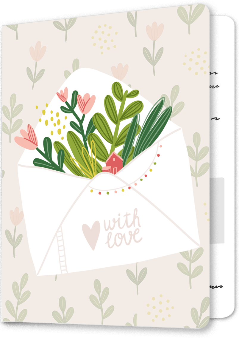 <p>Blooming New Home Wishes Card</p>
 image