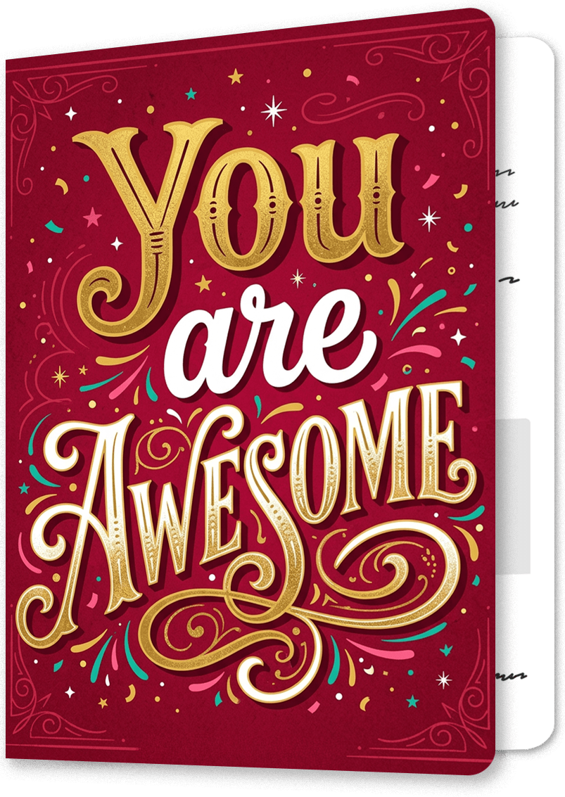 Awesome Show-Stopping Retirement Card