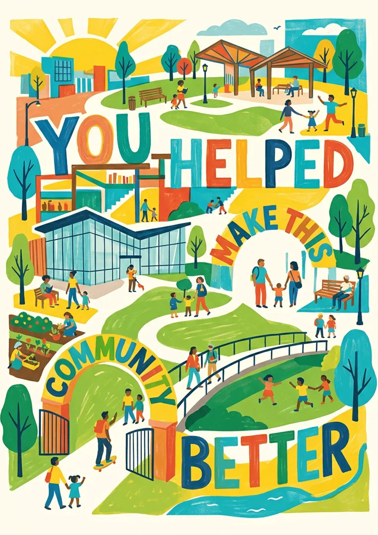 Beautiful Day Neighborhood Leaving Card