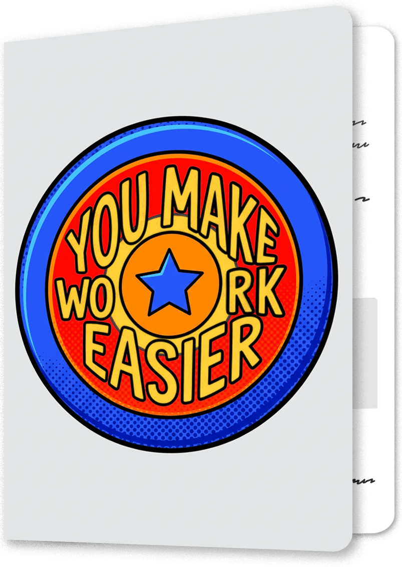 Workplace Hero Thank You Card