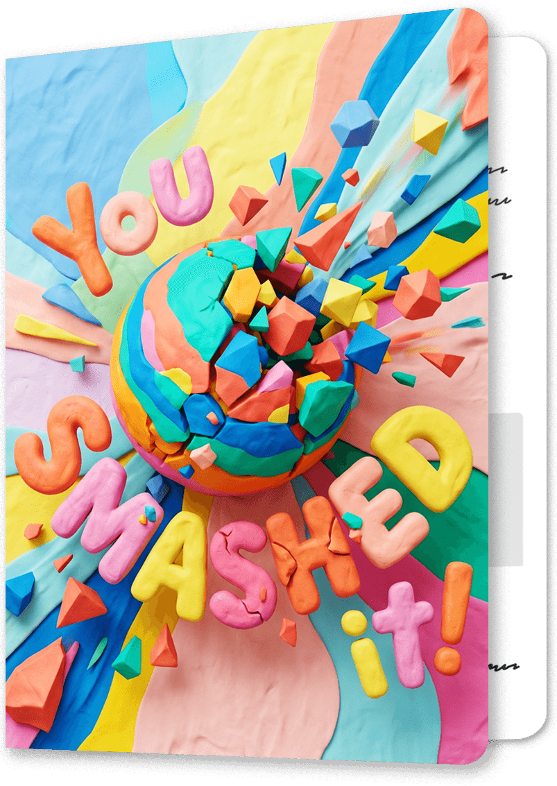 You Smashed It Retirement Card