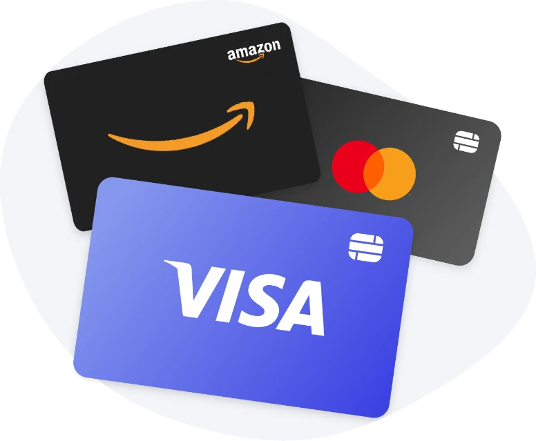 Image of a few other popular gift card options