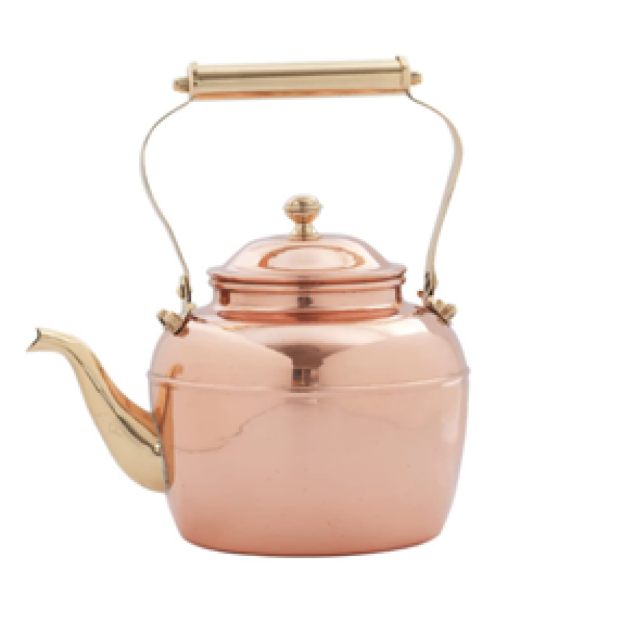 Picture of an old fashioned copper kettle