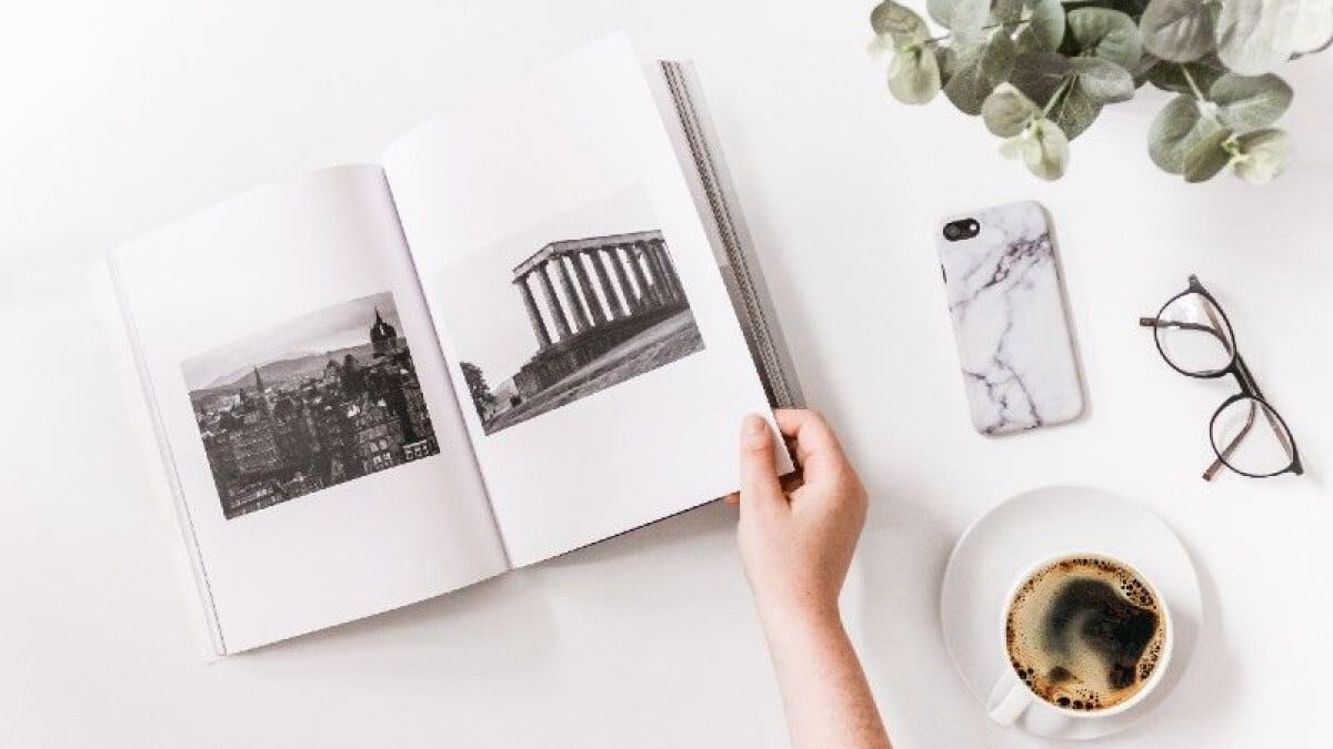 Image of a photobook for a coworker