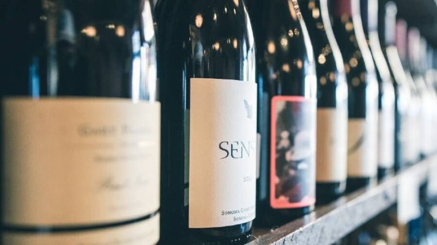 A selection of wine