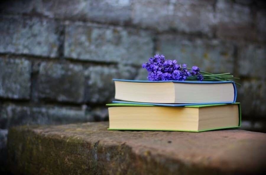 Students are always curious - books are a great asset for the mind. This lovely image shows how great a gift of a book can be.