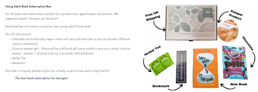 Young Adult Book Subscription Box