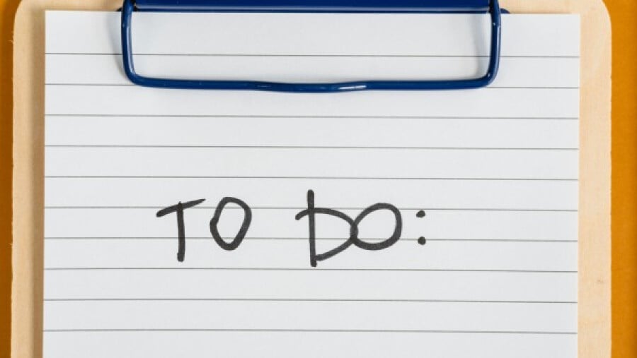 A to-do list