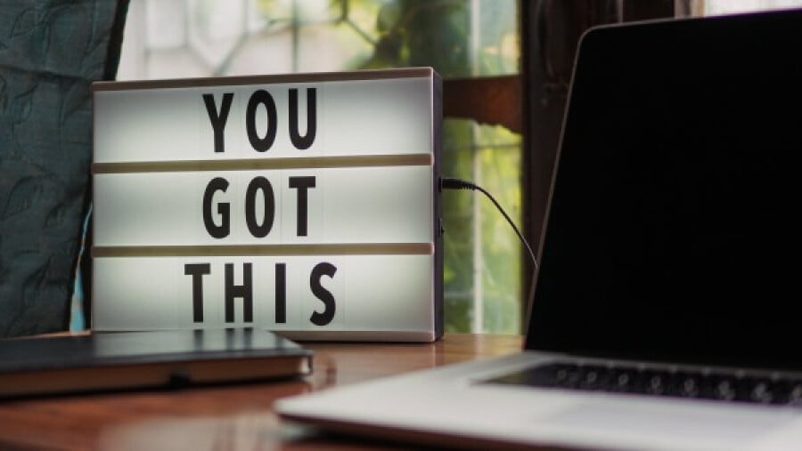 You Got This lamp