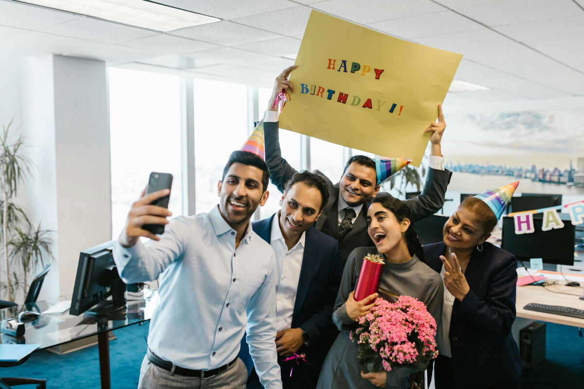 Celebrating a Birthday in the Office