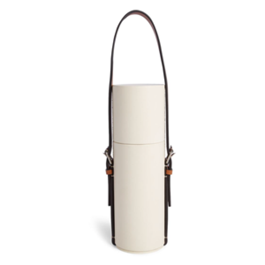 A picture of a chic luxury wine tote